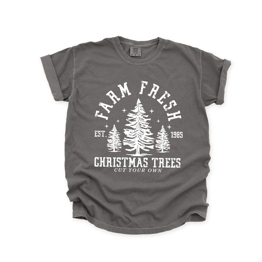Farm Fresh Christmas Tree Stars Garment Dyed Tee sold by Zulily product image thumbnail 2