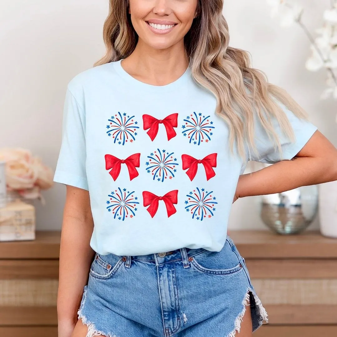 Coquette Firework Chart Short Sleeve Crewnneck Tee sold by Zulily product image thumbnail 3