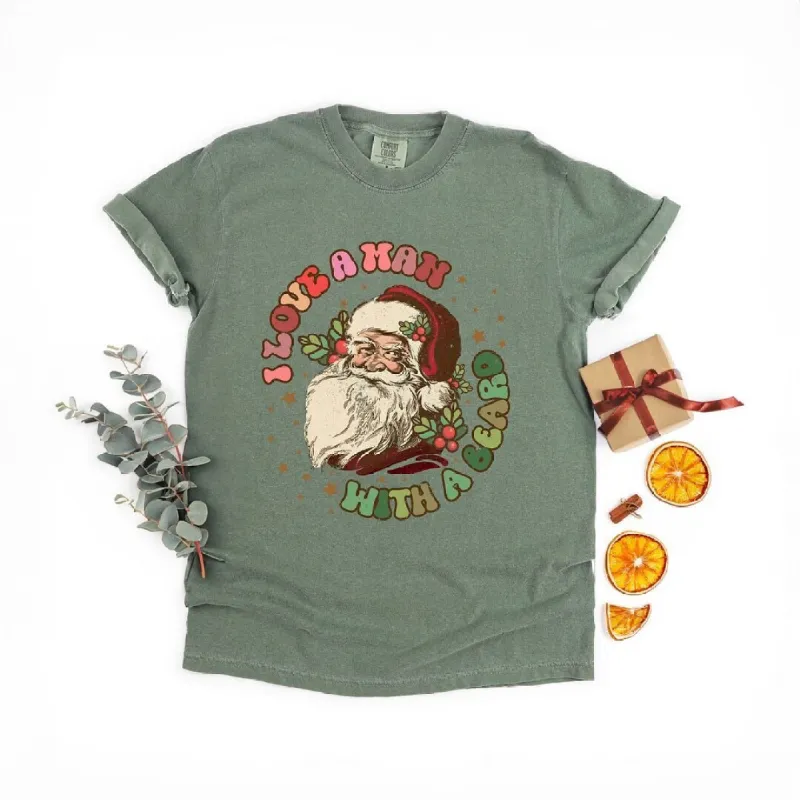 Love A Man With A Beard Garment Dyed Tee sold by Zulily
