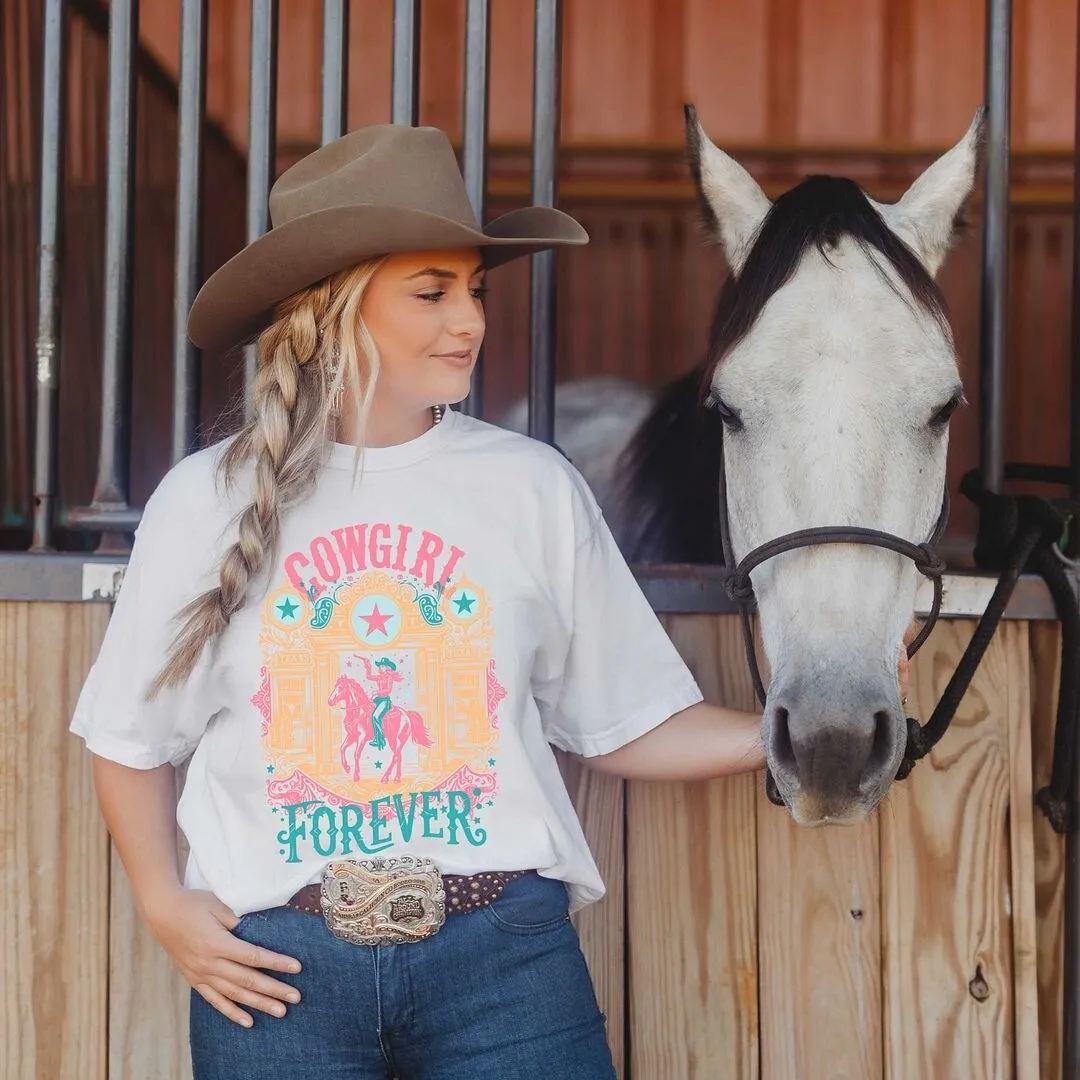 Cowgirl Forever Garment Dyed Tee sold by Zulily product image thumbnail 3