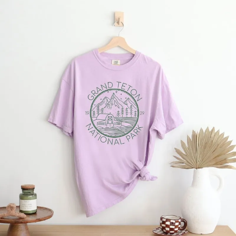 Grand Teton National Park Garment Dyed Tee sold by Zulily