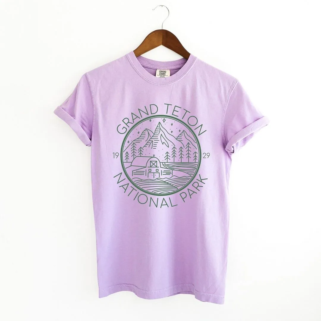 Grand Teton National Park Garment Dyed Tee sold by Zulily product image thumbnail 2