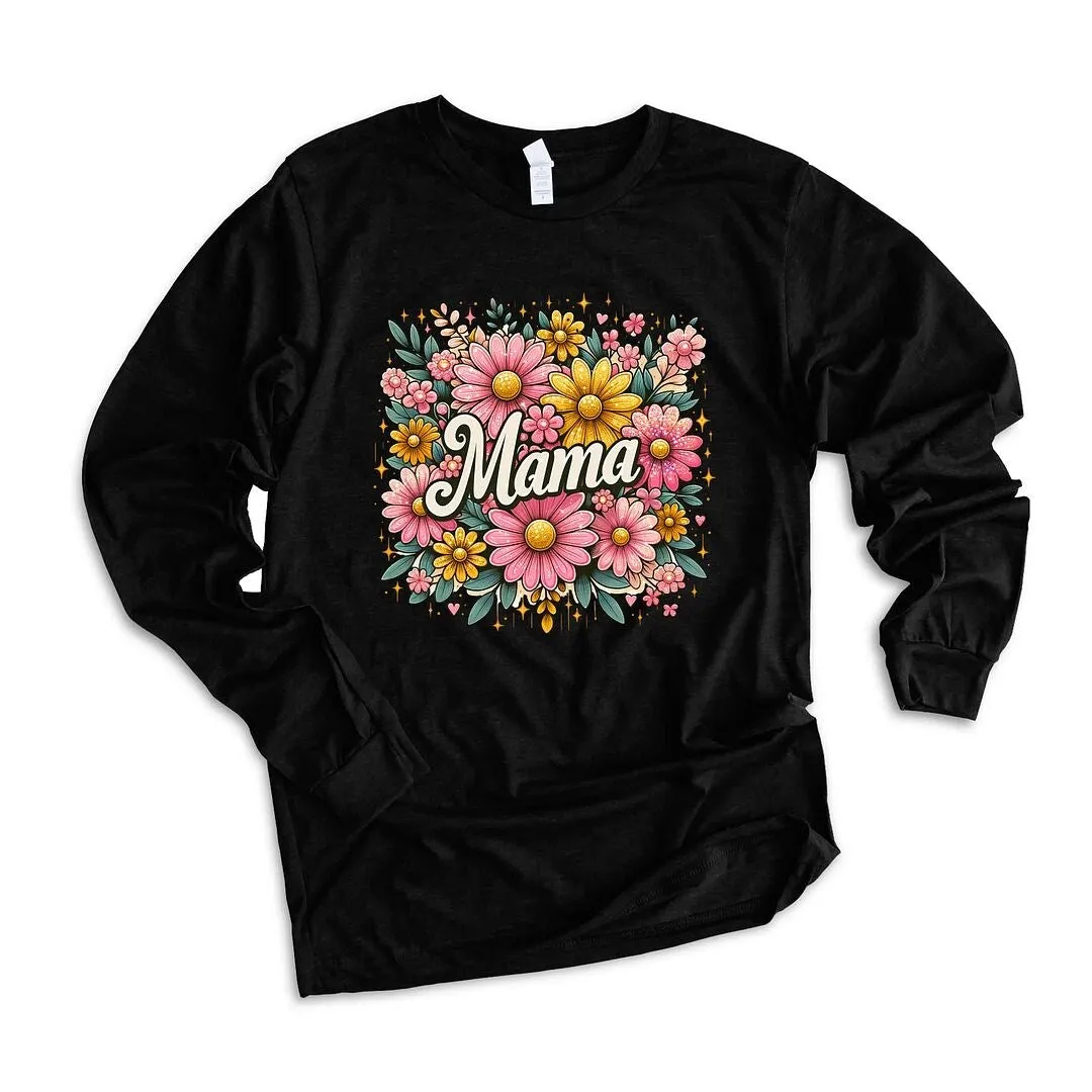 Mama Flower Collage Long Sleeve Tee sold by Zulily product image thumbnail 2