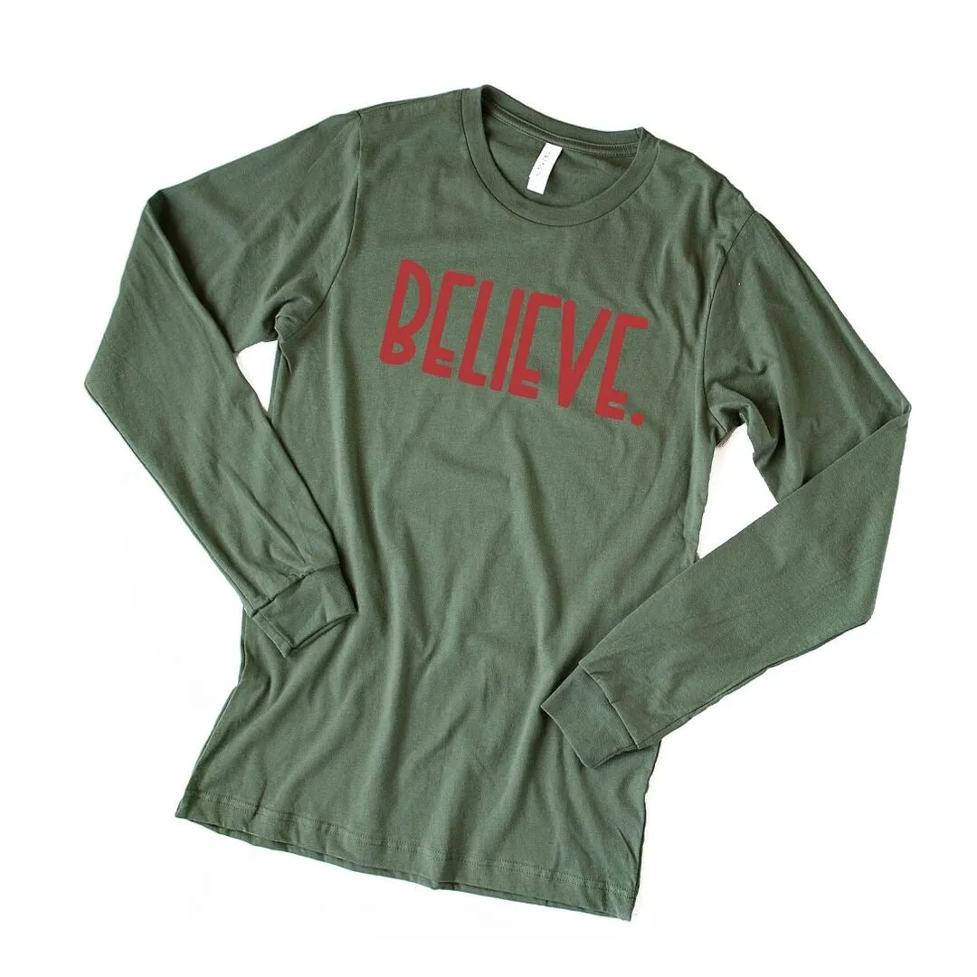 Believe Bold Long Sleeve Tee sold by Zulily product image thumbnail 2