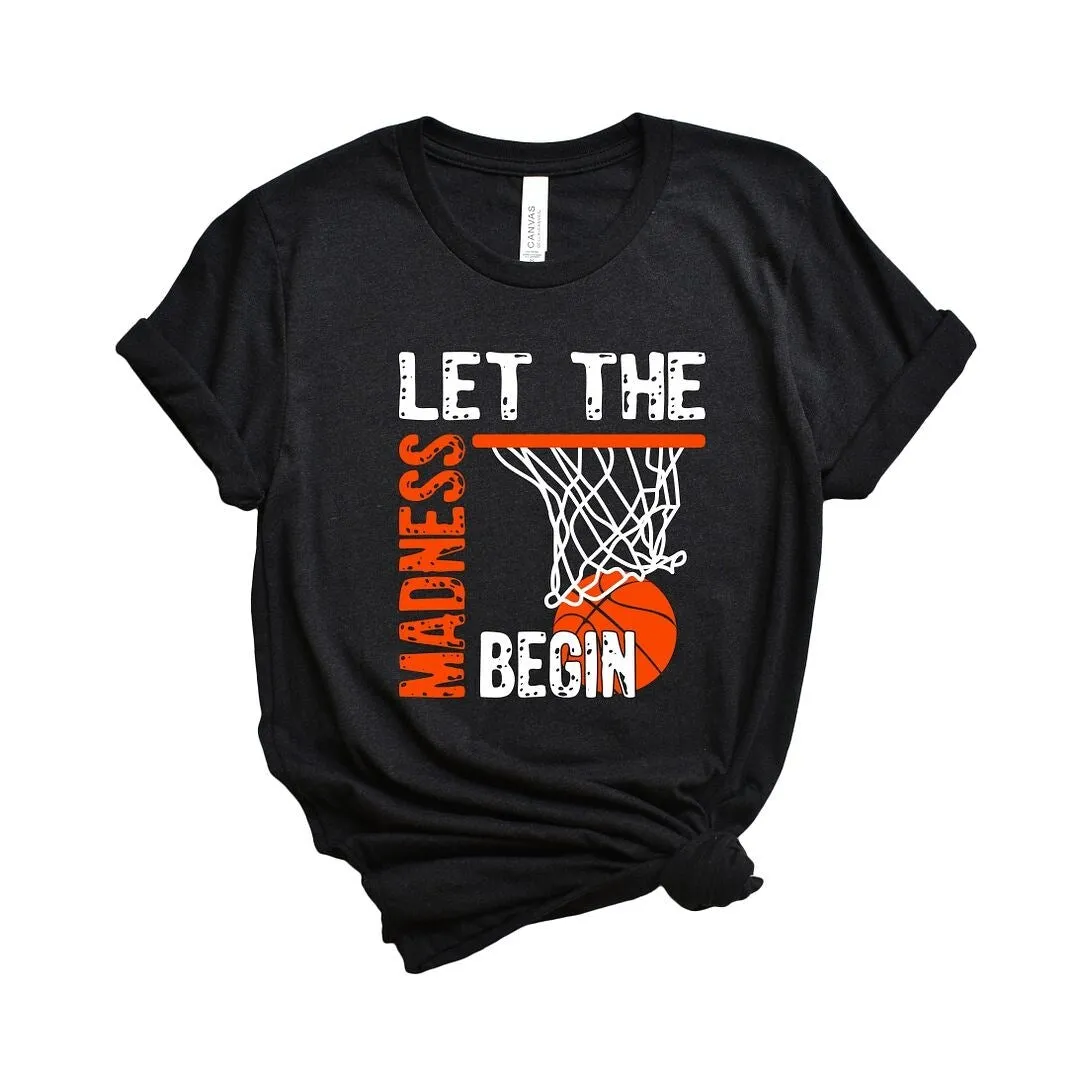 Let The Madness Begin Short Sleeve Crewnneck Tee sold by Zulily product image thumbnail 2