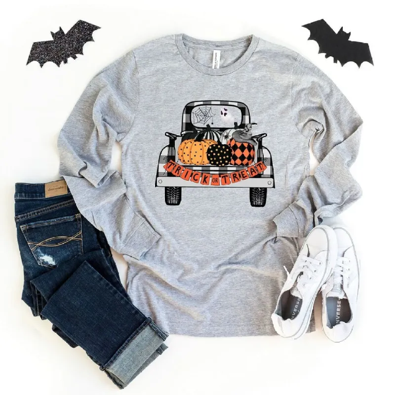 Trick Or Treat Truck Long Sleeve Tee sold by Zulily