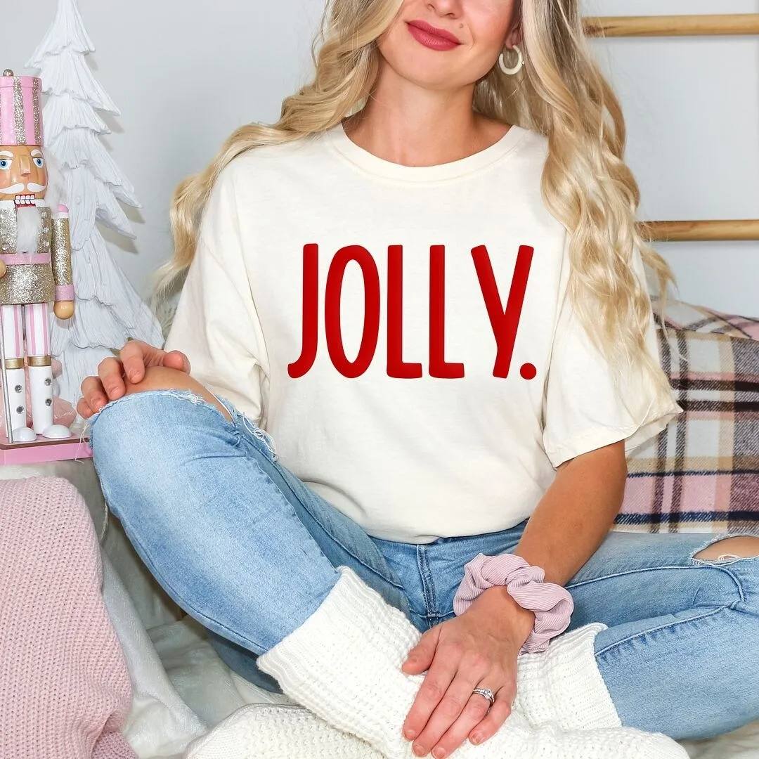 Jolly Bold Puff Print Garment Dyed Tee sold by Zulily product image thumbnail 3