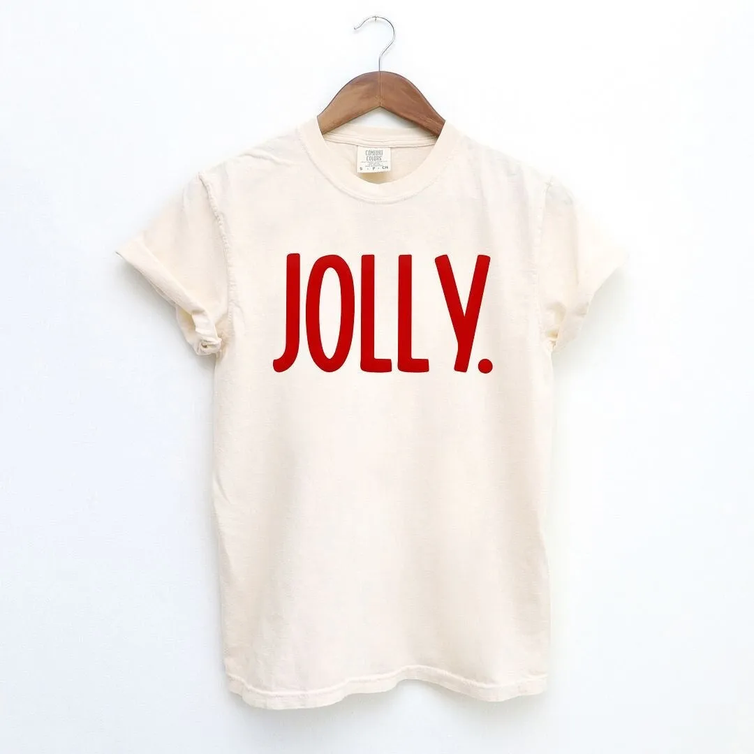Jolly Bold Puff Print Garment Dyed Tee sold by Zulily product image thumbnail 2