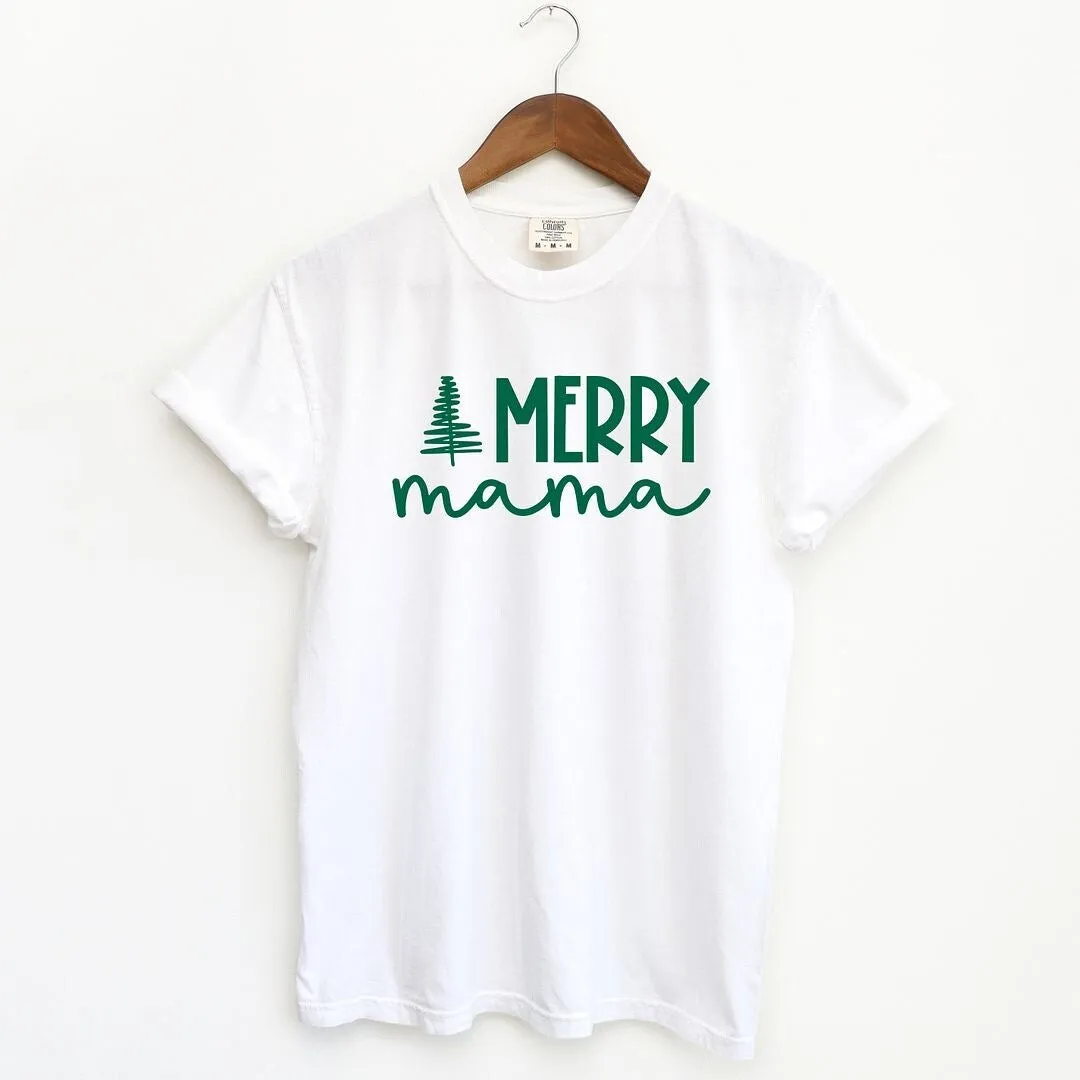Merry Mama Tree Garment Dyed Tee sold by Zulily product image thumbnail 2