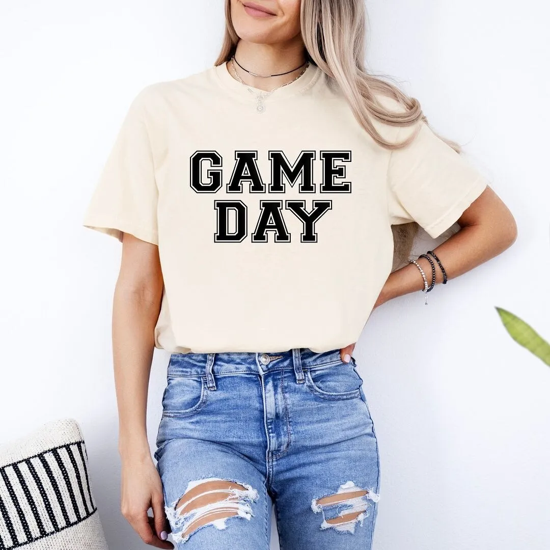 Game Day Puff Print Garment Dyed Tee sold by Zulily product image thumbnail 3