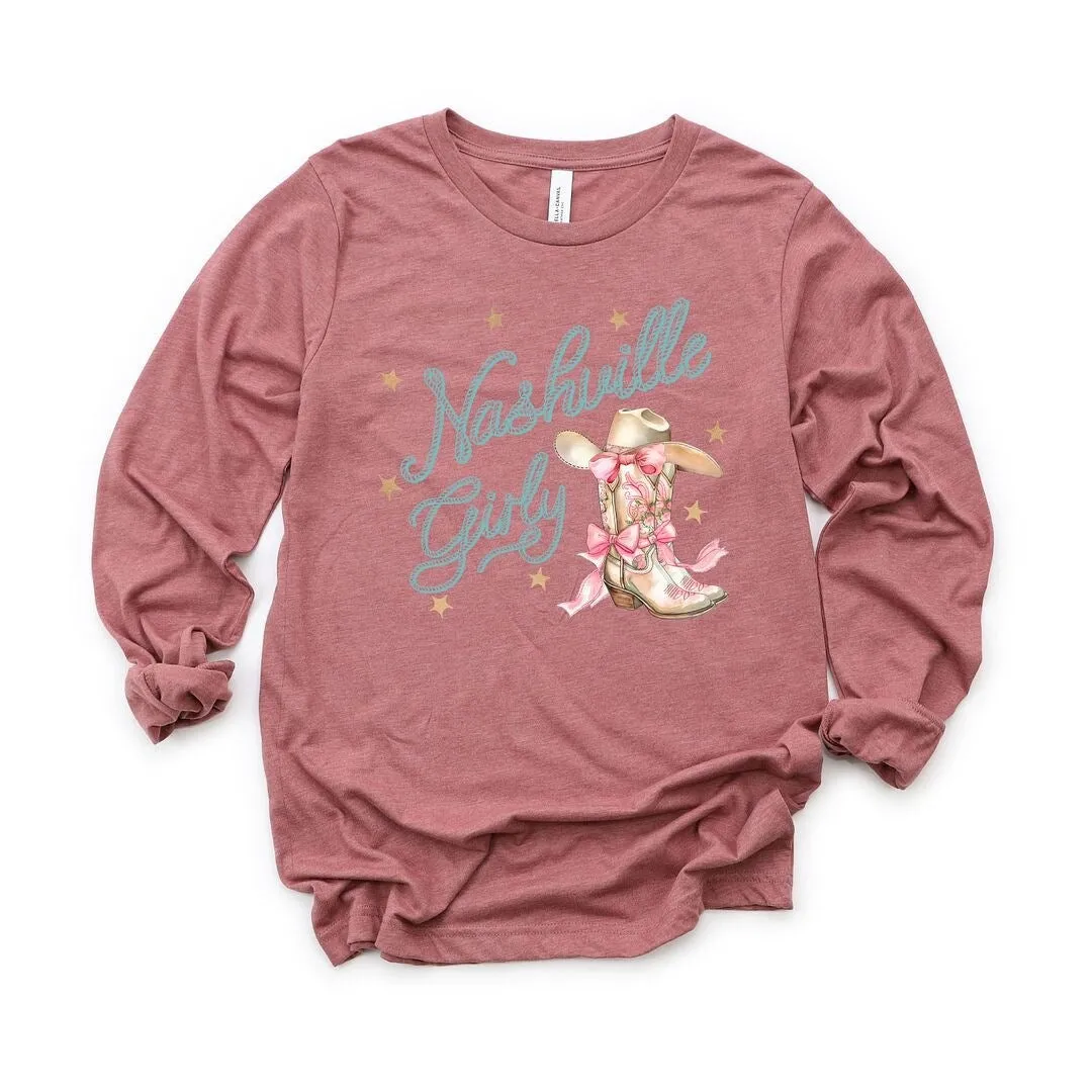 Coquette Nashville Girly Long Sleeve Tee sold by Zulily product image thumbnail 2
