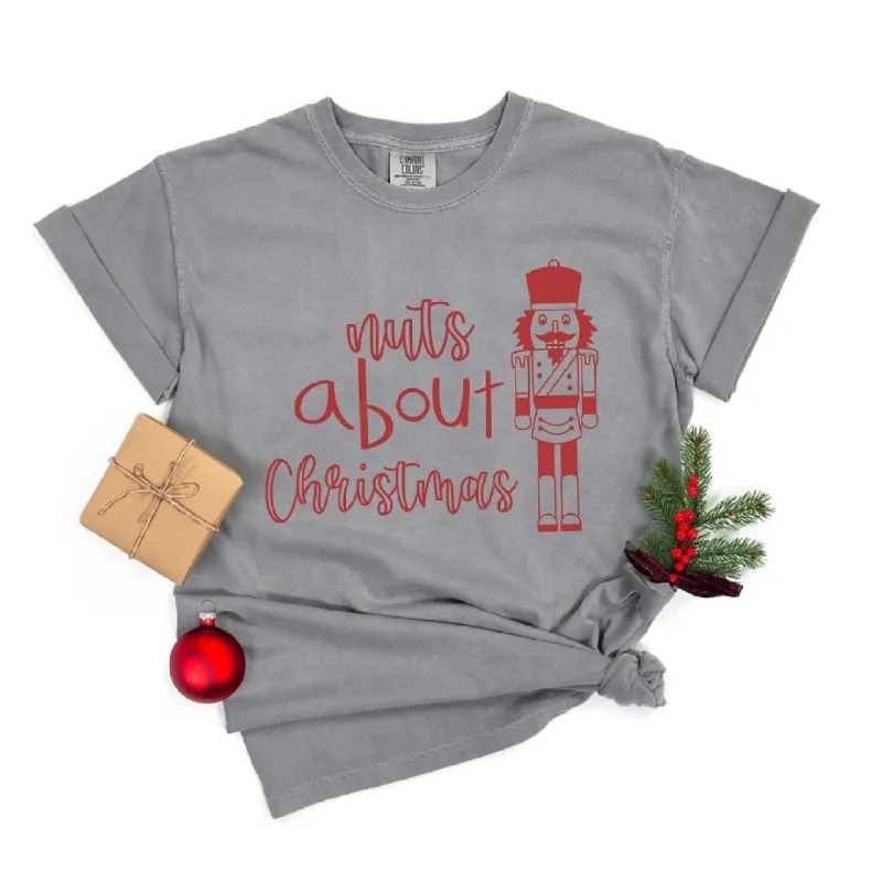 Nuts About Christmas Garment Dyed Tee sold by Zulily
