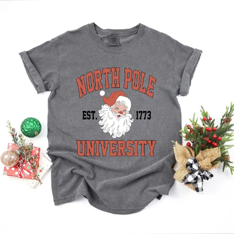North Pole University 1773 Garment Dyed Tee sold by Zulily