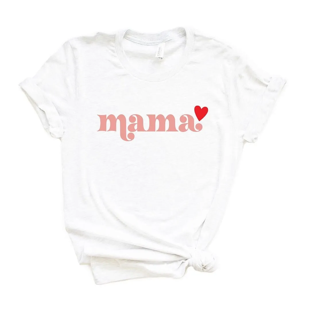 Pink Mama Heart Short Sleeve Crewnneck Tee sold by Zulily product image thumbnail 2