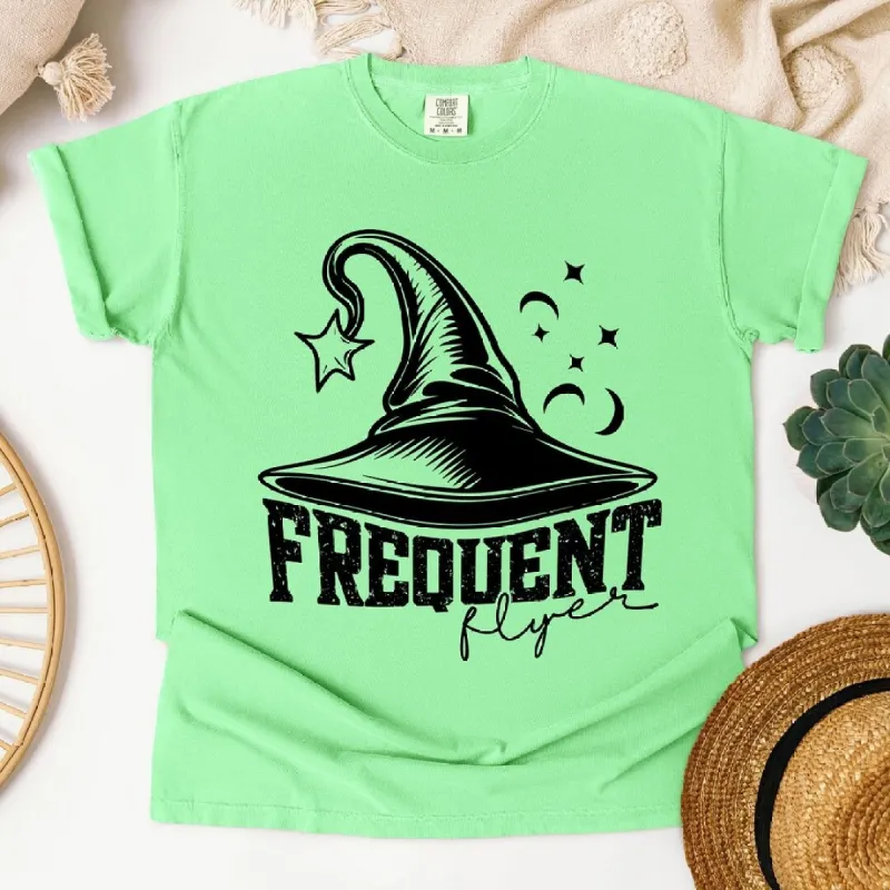 Frequent Flyer Hat Garment Dyed Tee sold by Zulily