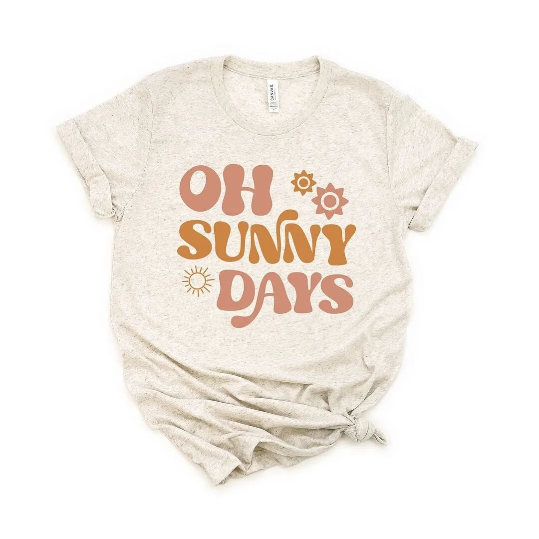 Oh Sunny Days Short Sleeve Crewnneck Tee sold by Zulily product image thumbnail 2