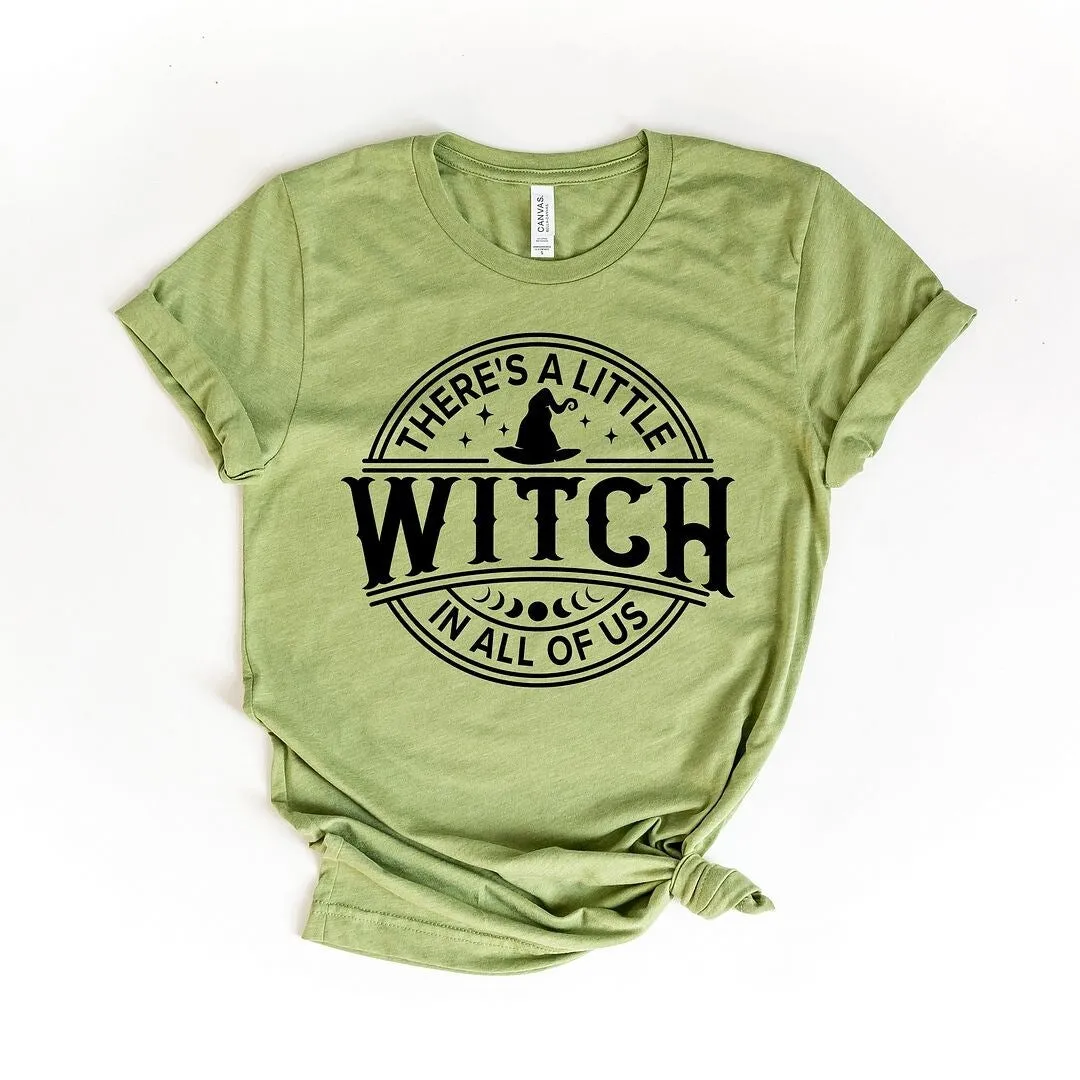 A Little Witch In All Of Us Puff Print Short Sleeve Crewnneck Tee sold by Zulily product image thumbnail 2