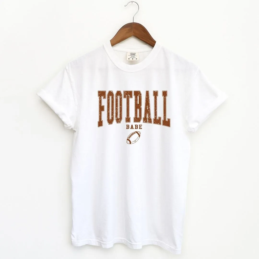 Varsity Football Babe Garment Dyed Tee sold by Zulily product image thumbnail 2