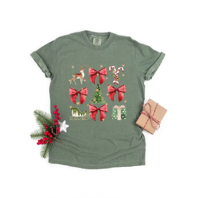 Coquette Christmas Collage Garment Dyed Tee sold by Zulily