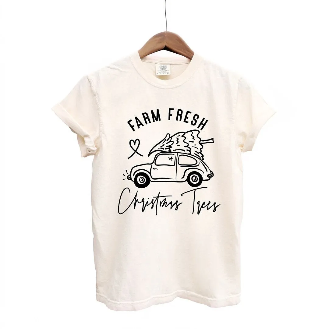 Farm Fresh Christmas Trees Car Garment Dyed Tee sold by Zulily product image thumbnail 2