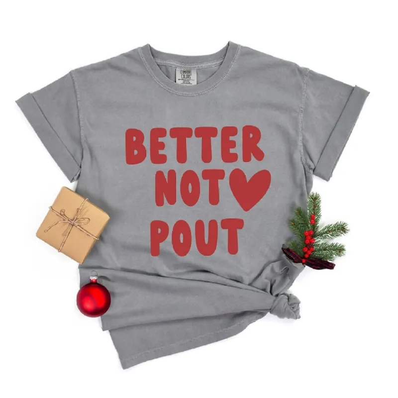 Better Not Pout Bold Heart Garment Dyed Tee sold by Zulily