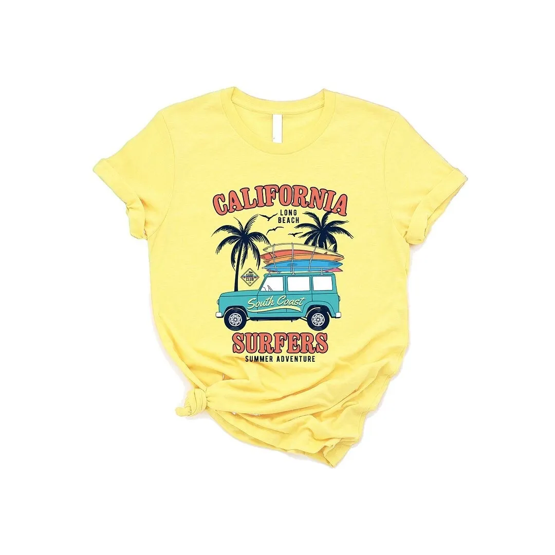 California Surfers Short Sleeve Crewnneck Tee sold by Zulily