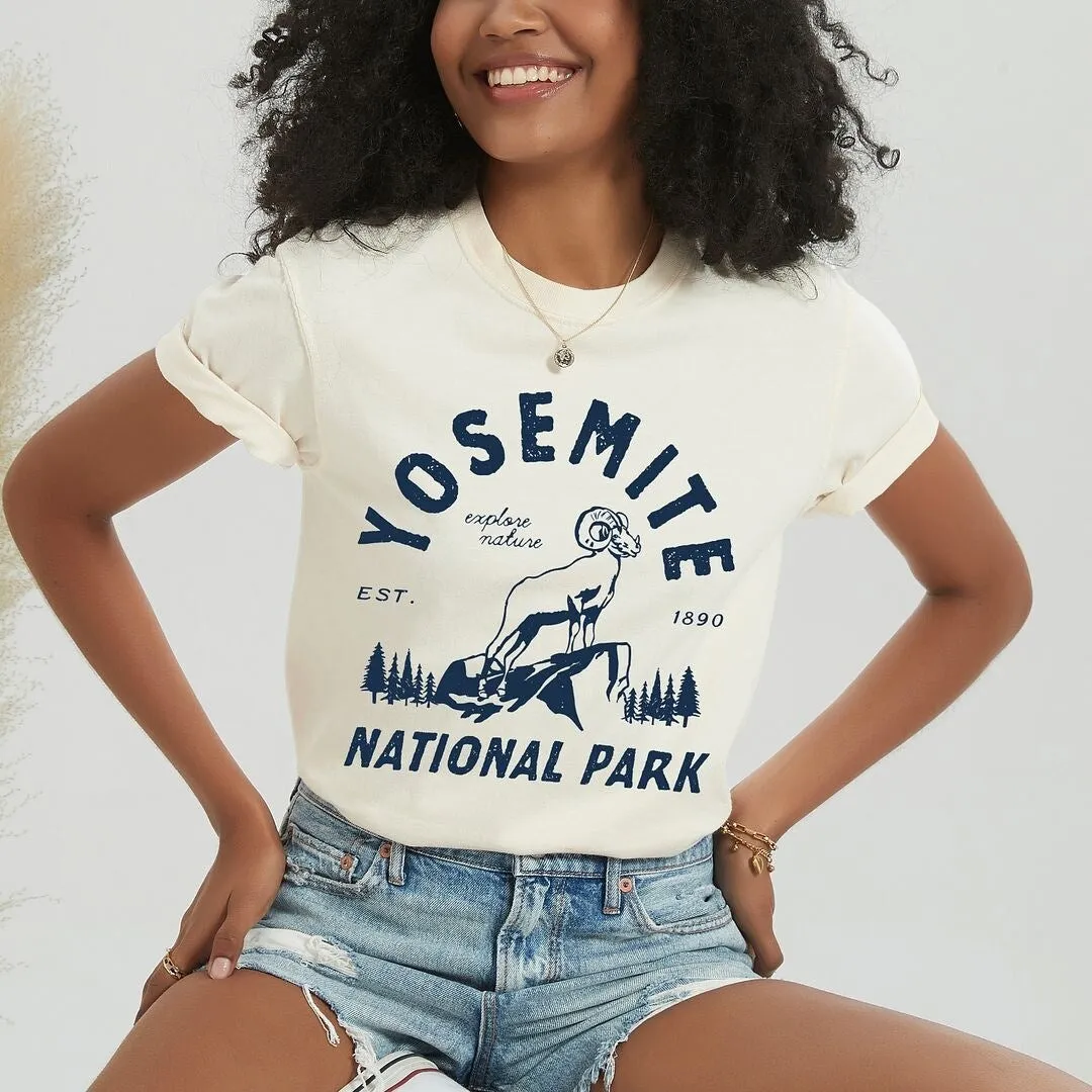 Vintage Yosemite National Park Garment Dyed Tee sold by Zulily product image thumbnail 3
