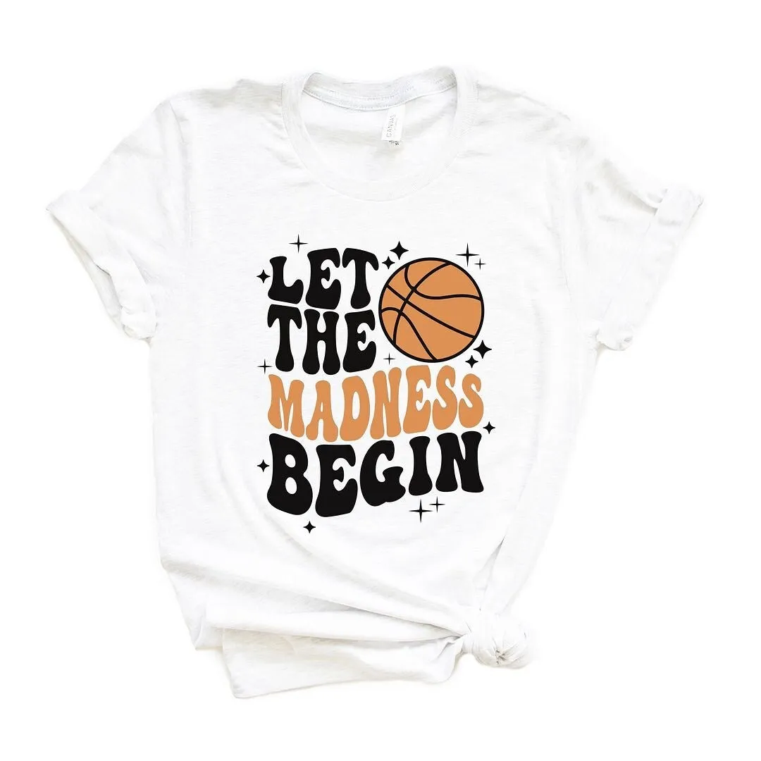 Madness Begin Basketball Short Sleeve Crewnneck Tee sold by Zulily product image thumbnail 2