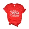 Dear Santa It's A Funny Story Short Sleeve Crewnneck Tee sold by Zulily