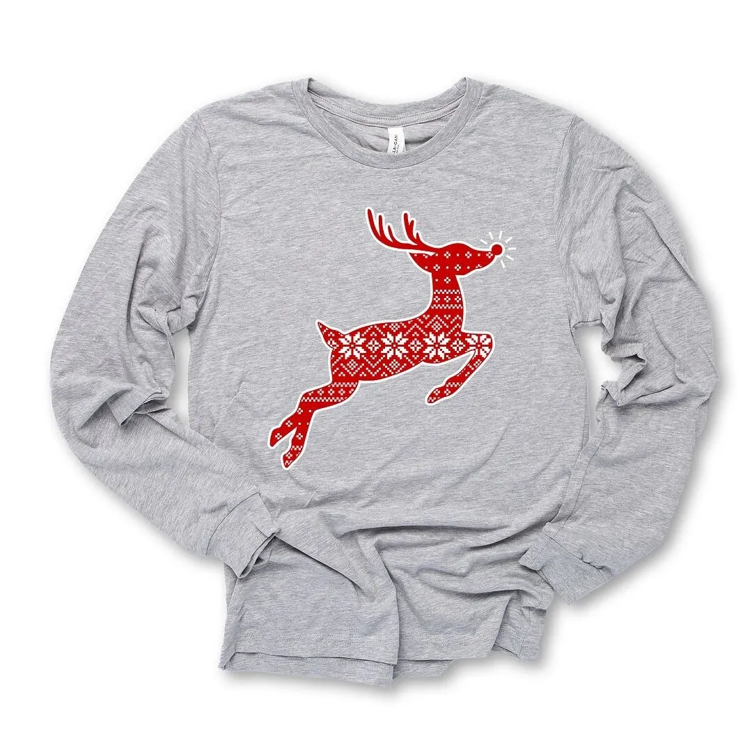 Rudolph Sweater Long Sleeve Tee sold by Zulily product image thumbnail 2