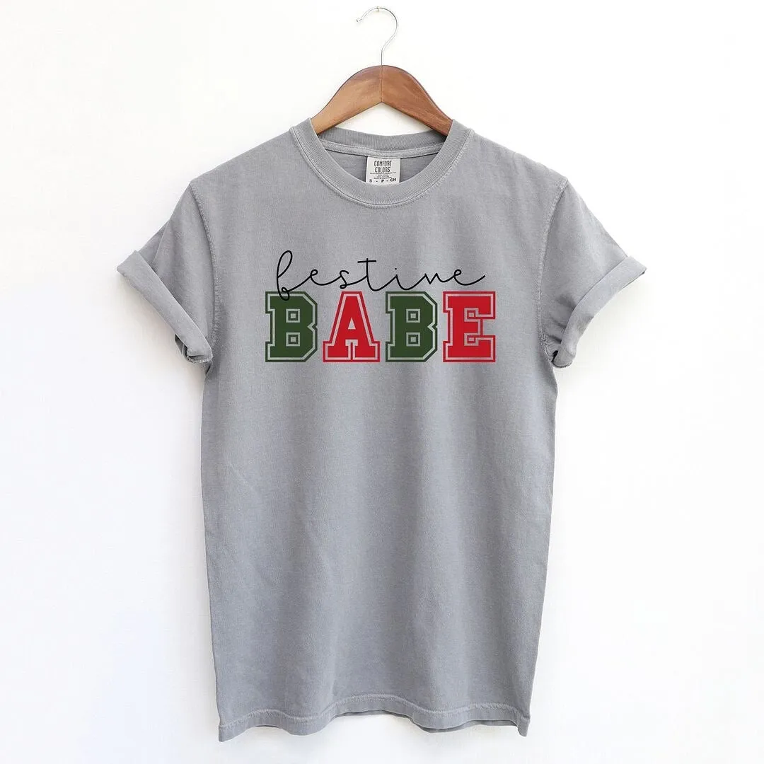 Festive Babe Garment Dyed Tee sold by Zulily product image thumbnail 2