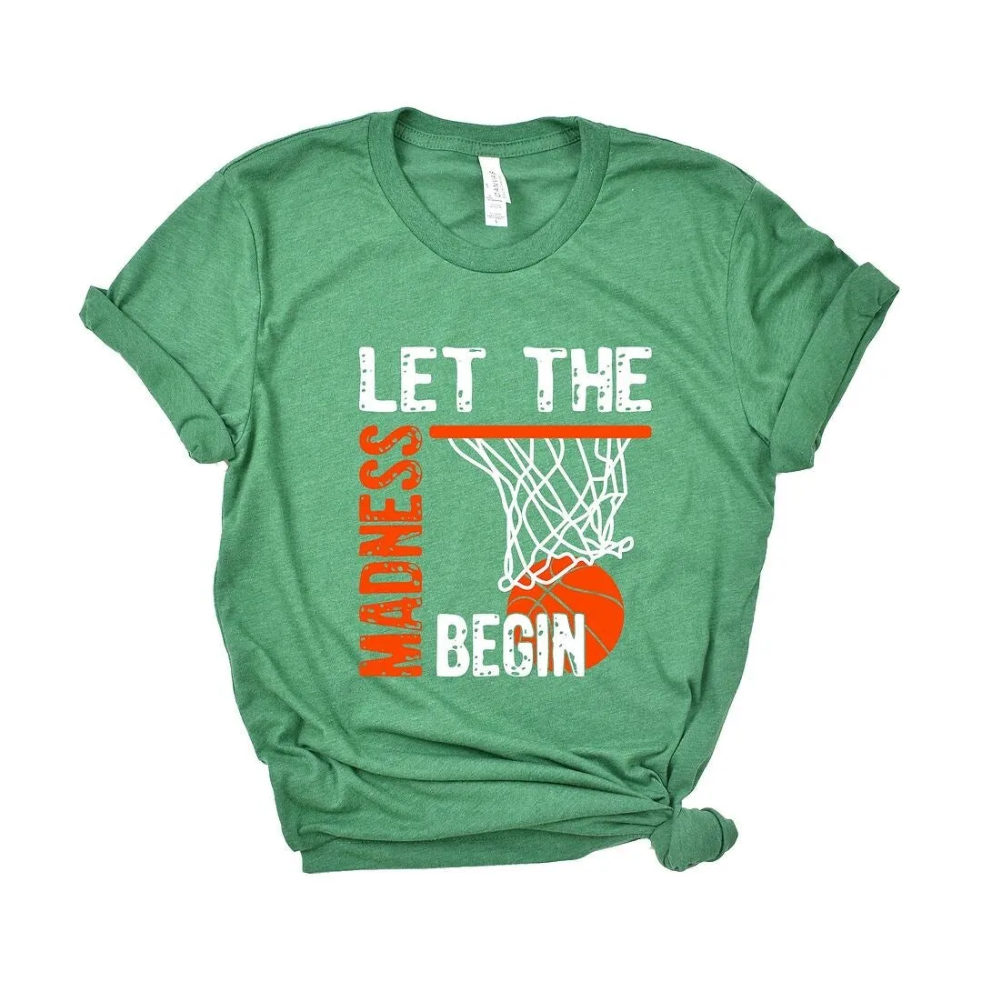 Let The Madness Begin Short Sleeve Crewnneck Tee sold by Zulily product image thumbnail 2