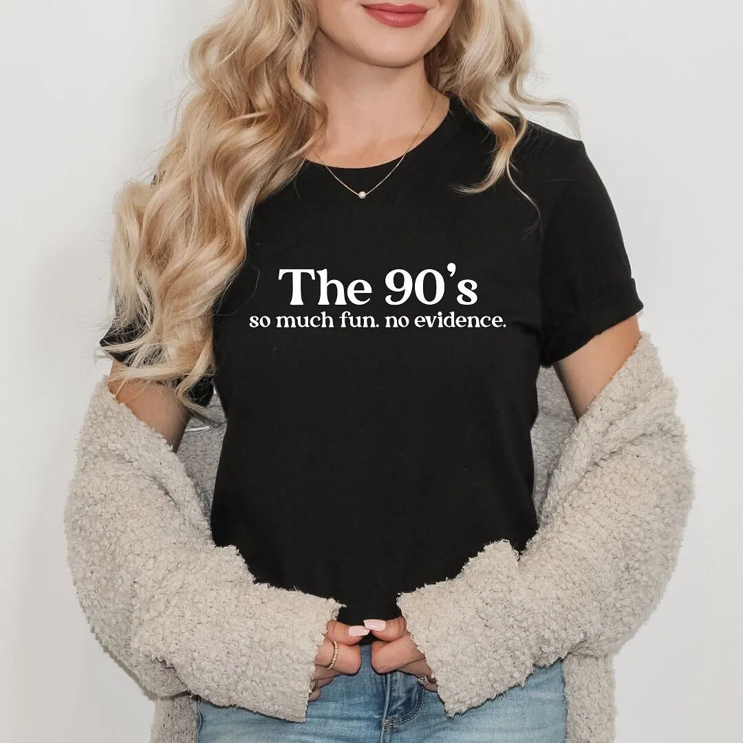 The 90's So Much Fun Short Sleeve Crewnneck Tee sold by Zulily product image thumbnail 3