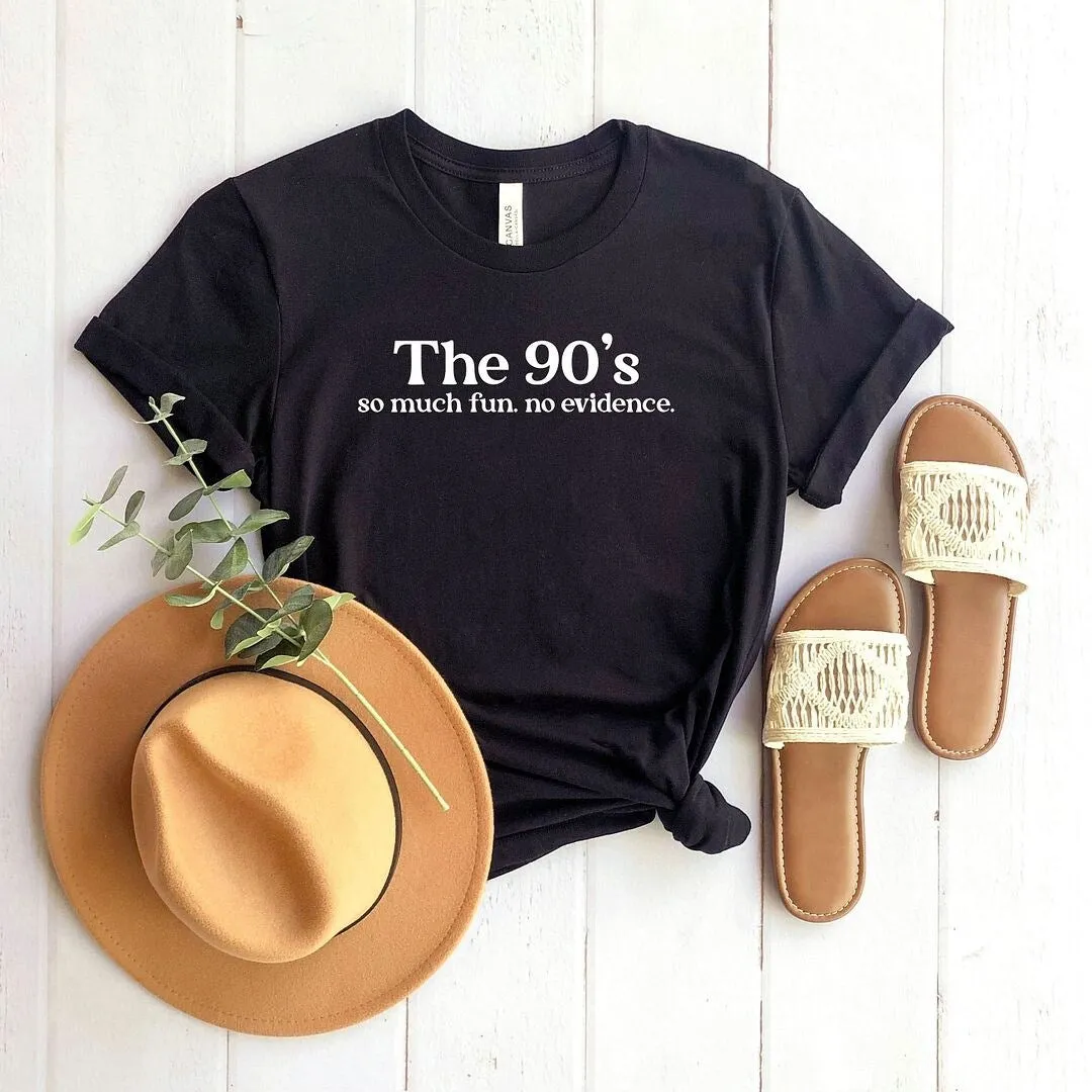 The 90's So Much Fun Short Sleeve Crewnneck Tee sold by Zulily