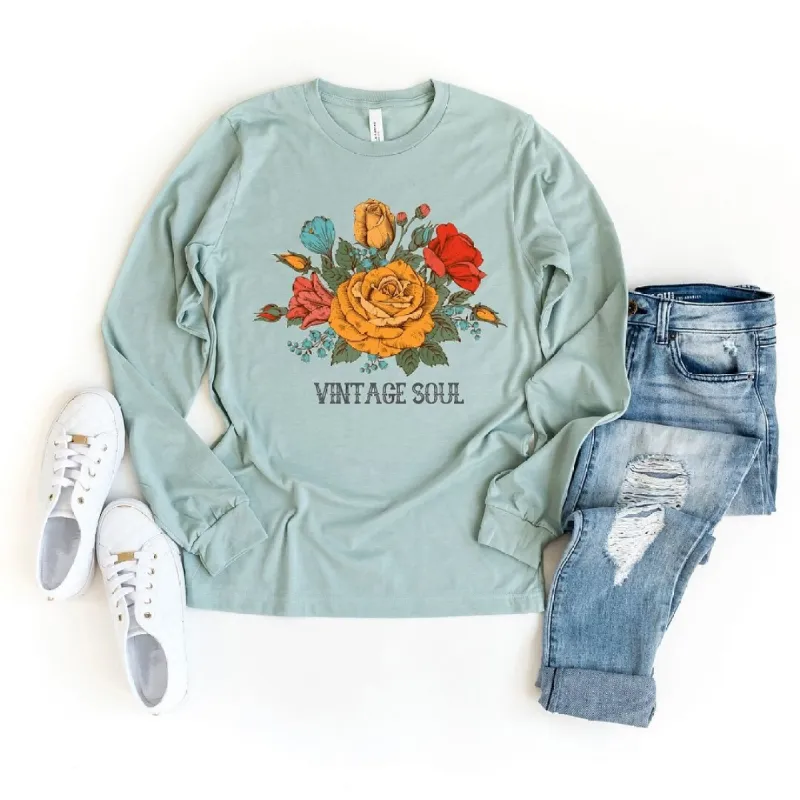 Vintage Soul Flowers Long Sleeve Tee sold by Zulily