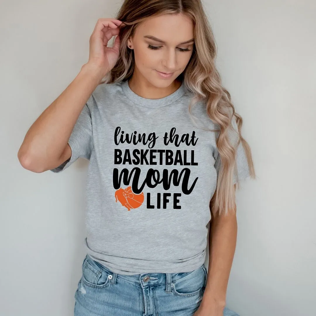 Basketball Mom Life Short Sleeve Crewnneck Tee sold by Zulily product image thumbnail 3