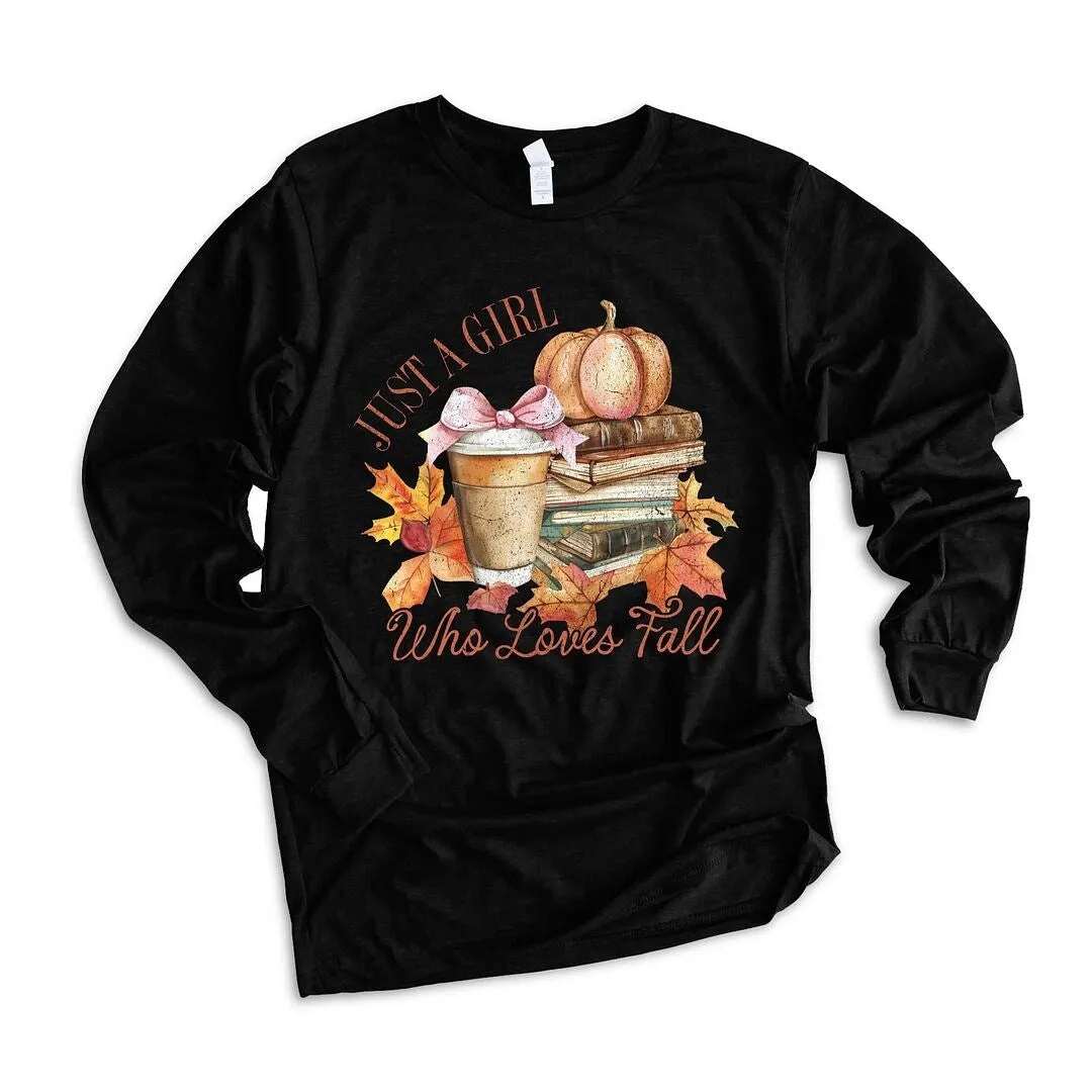Coquette Girl Who Loves Fall Long Sleeve Tee sold by Zulily product image thumbnail 2