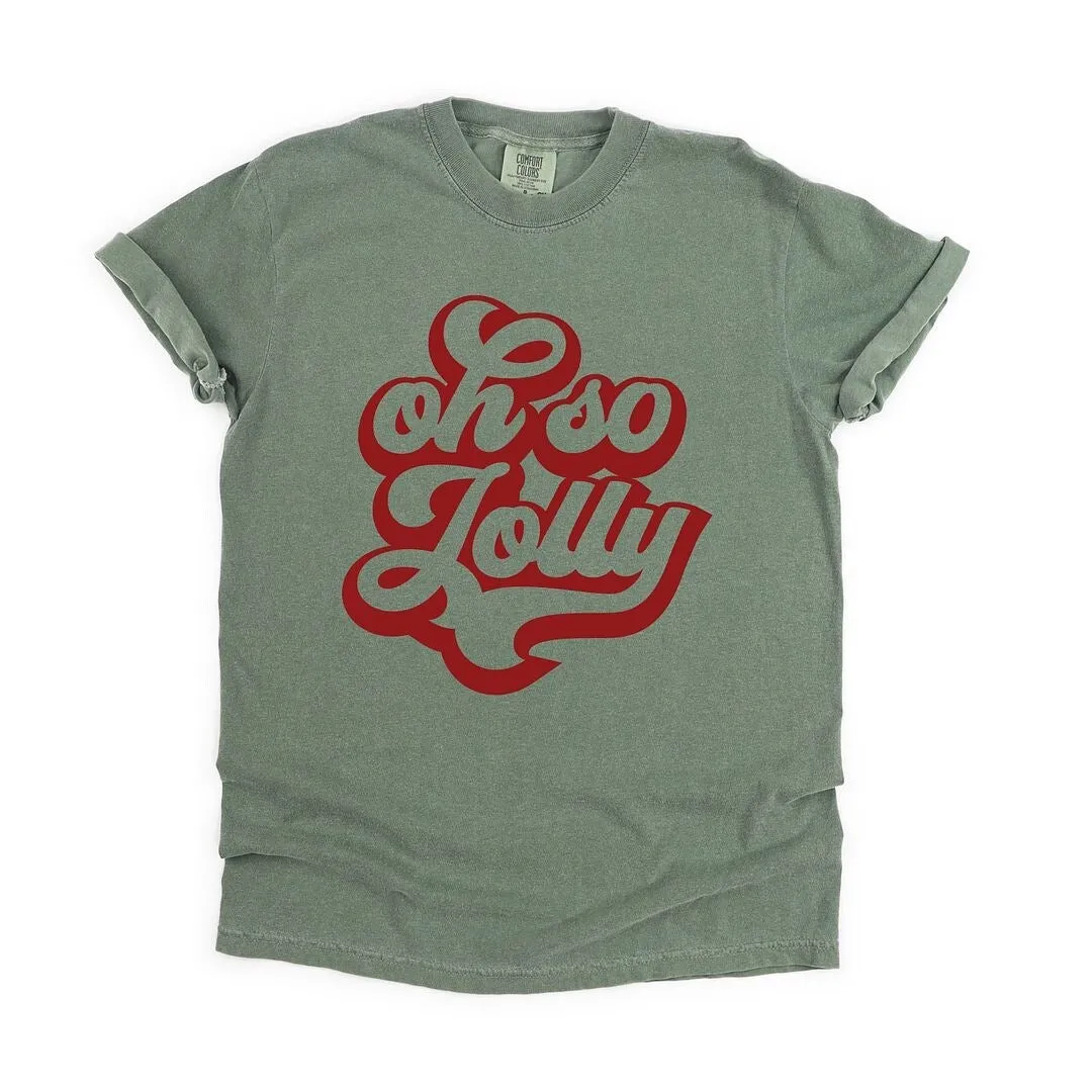 Oh So Jolly Garment Dyed Tee sold by Zulily product image thumbnail 2