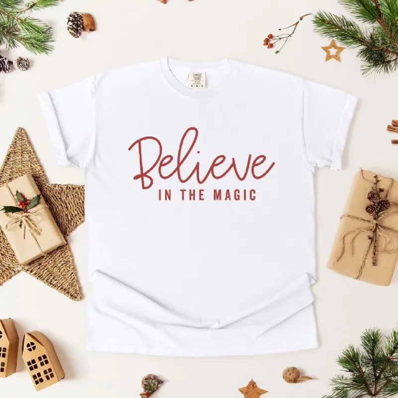 Believe In The Magic Garment Dyed Tee sold by Zulily