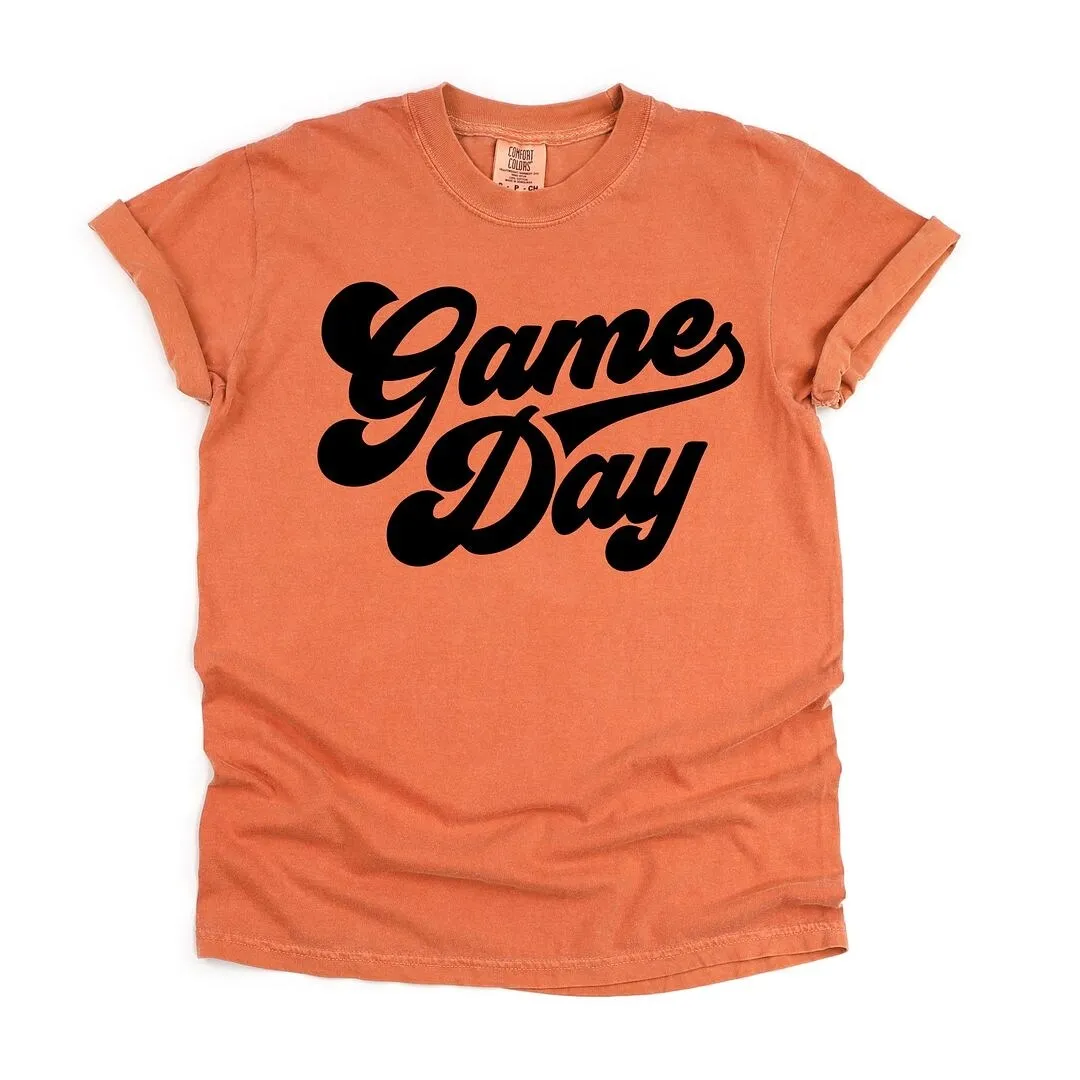 Game Day Retro Puff Print Garment Dyed Tee sold by Zulily product image thumbnail 2
