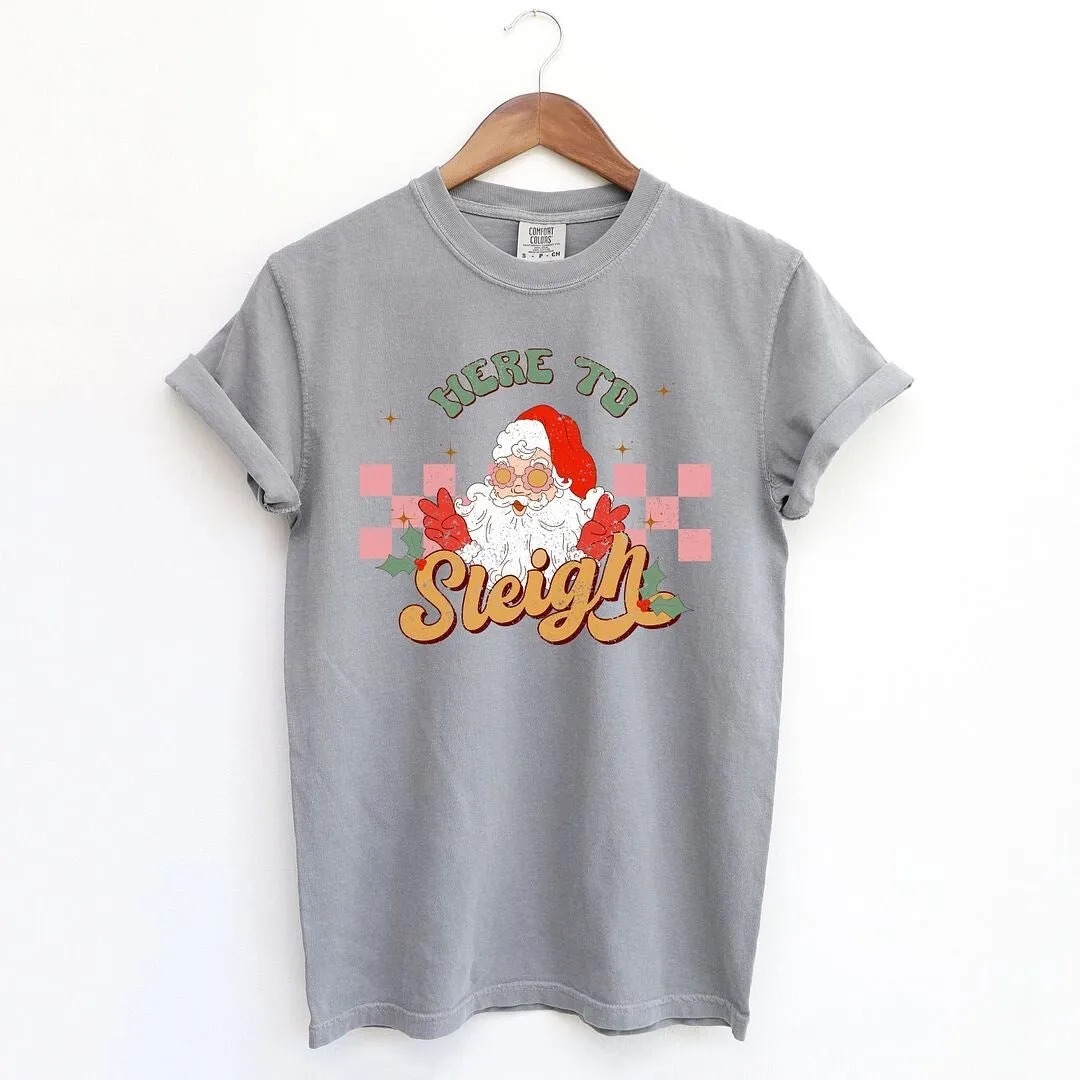 Here To Sleigh Garment Dyed Tee sold by Zulily product image thumbnail 2