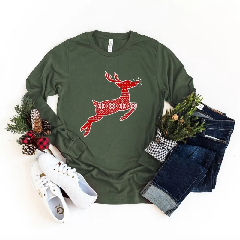 Rudolph Sweater Long Sleeve Tee sold by Zulily