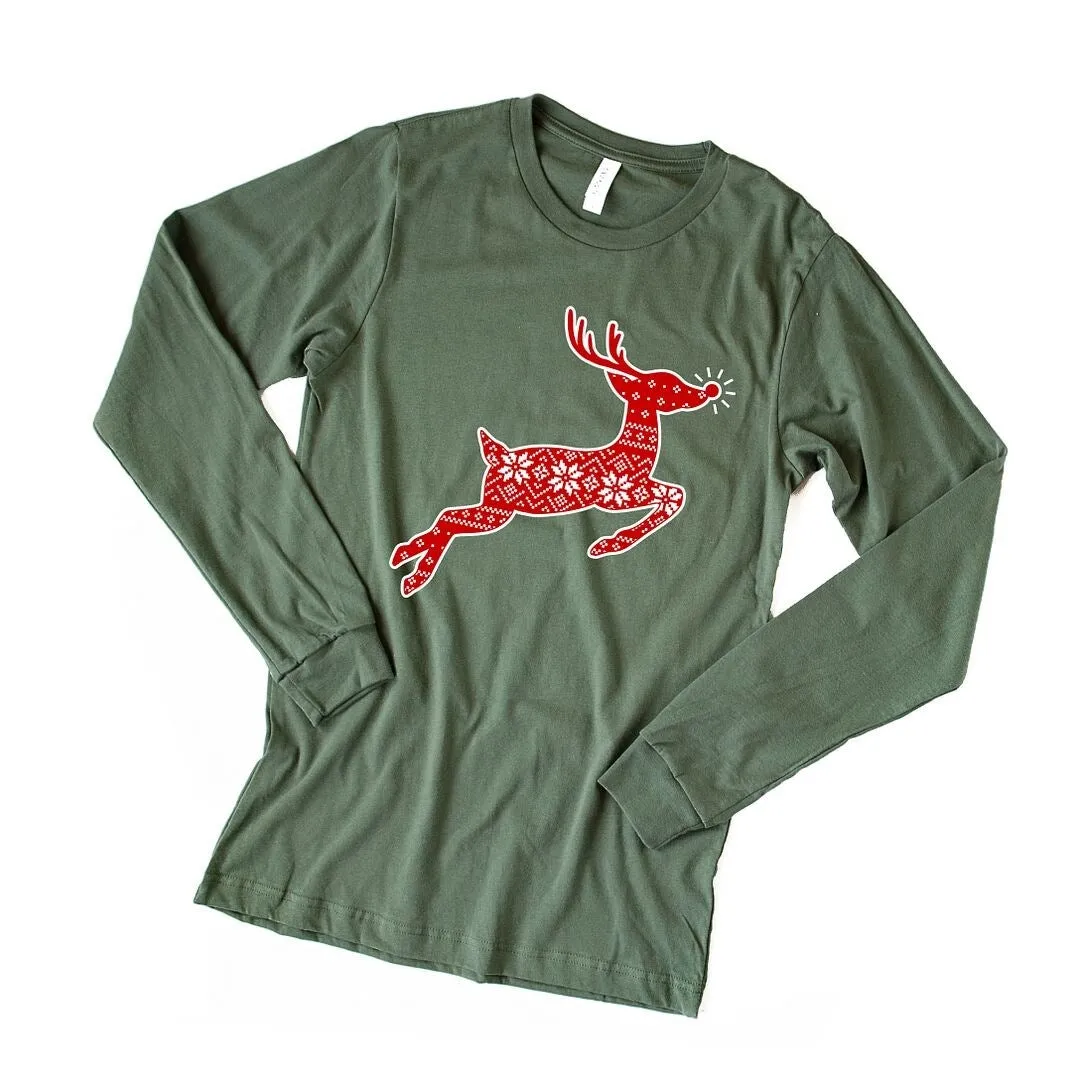 Rudolph Sweater Long Sleeve Tee sold by Zulily product image thumbnail 2