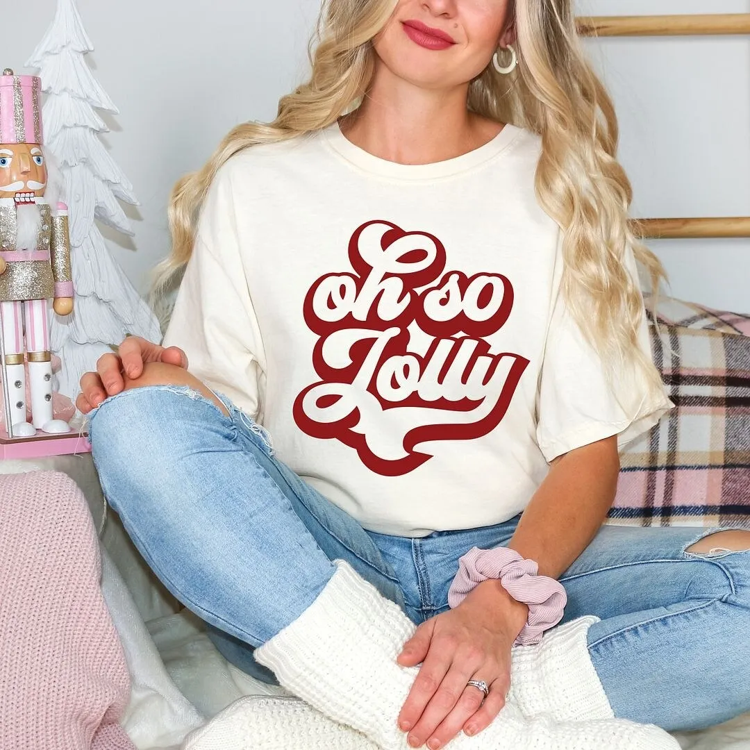 Oh So Jolly Garment Dyed Tee sold by Zulily product image thumbnail 3