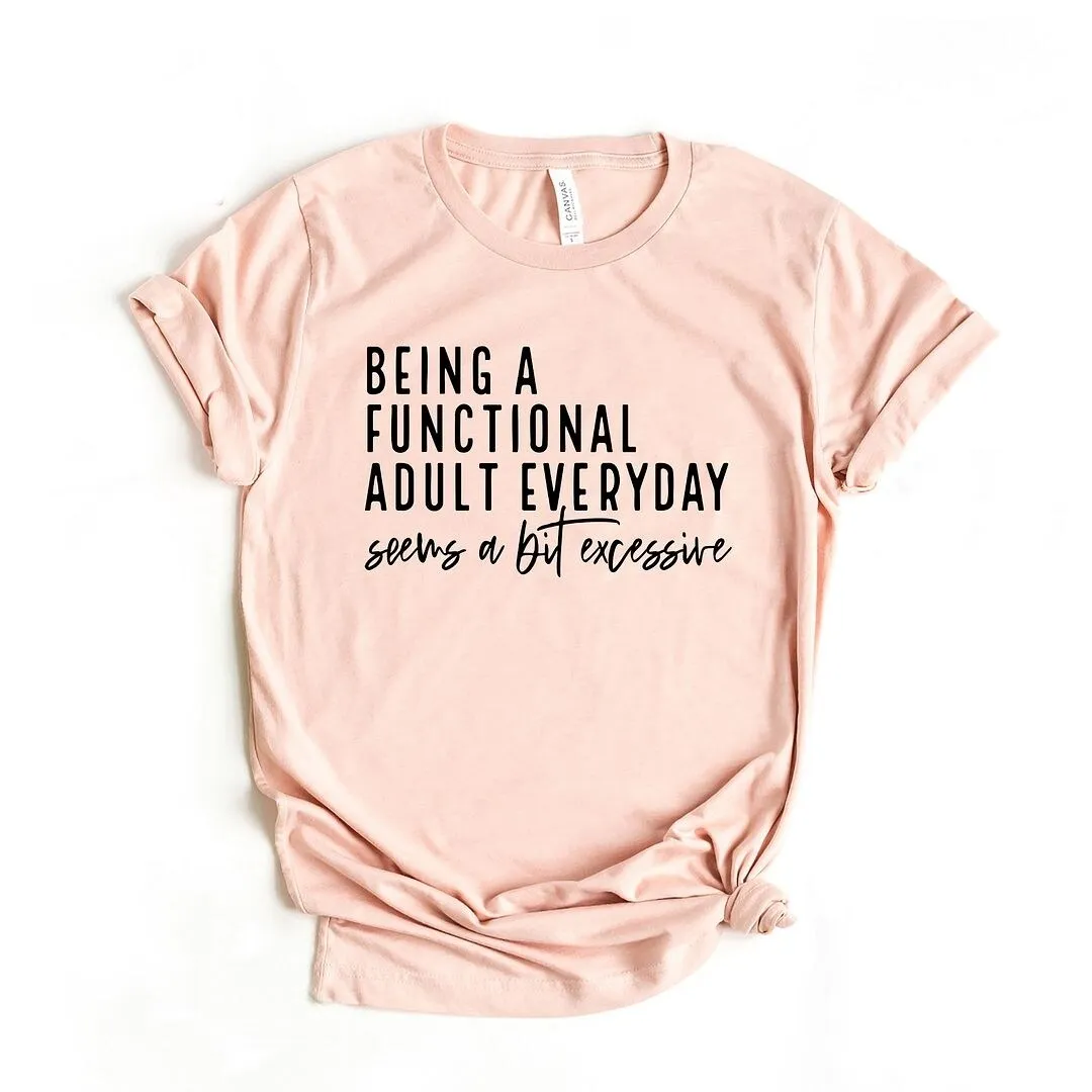 Functional Adult Short Sleeve Crewnneck Tee sold by Zulily product image thumbnail 2