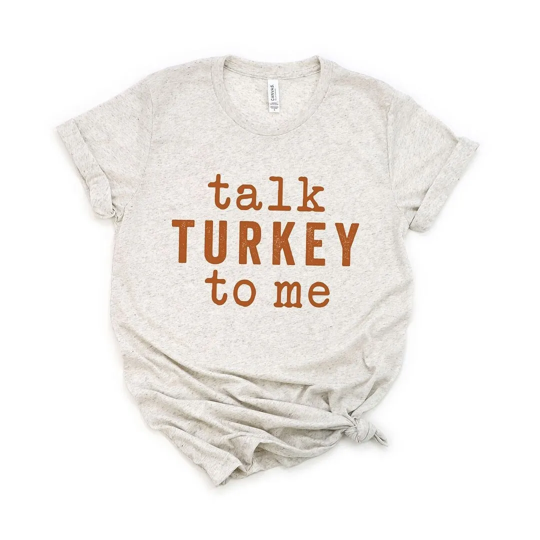 Talk Turkey To Me Short Sleeve Crewnneck Tee sold by Zulily product image thumbnail 2