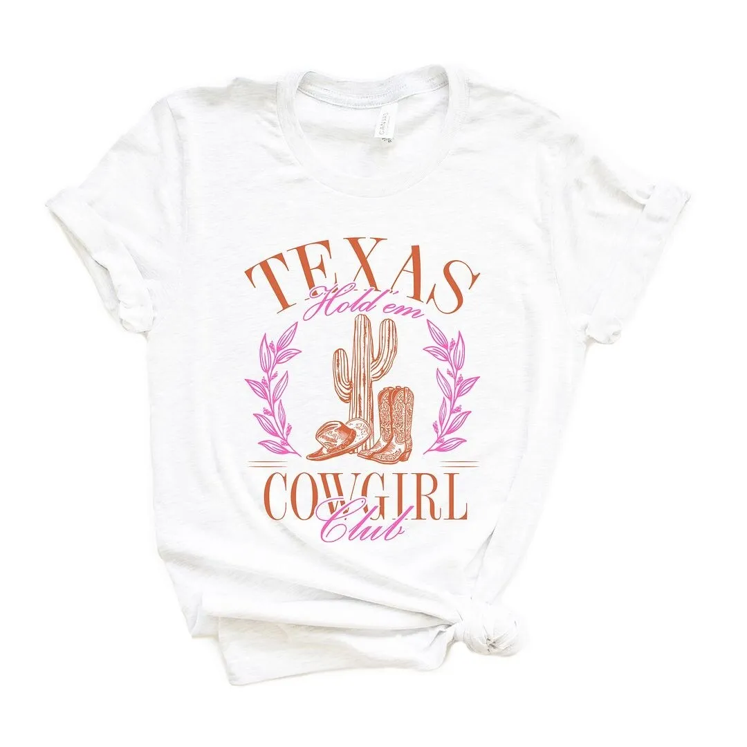Texas Cowgirl Club Short Sleeve Crewnneck Tee sold by Zulily product image thumbnail 2
