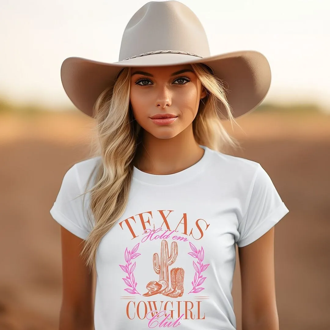 Texas Cowgirl Club Short Sleeve Crewnneck Tee sold by Zulily product image thumbnail 3