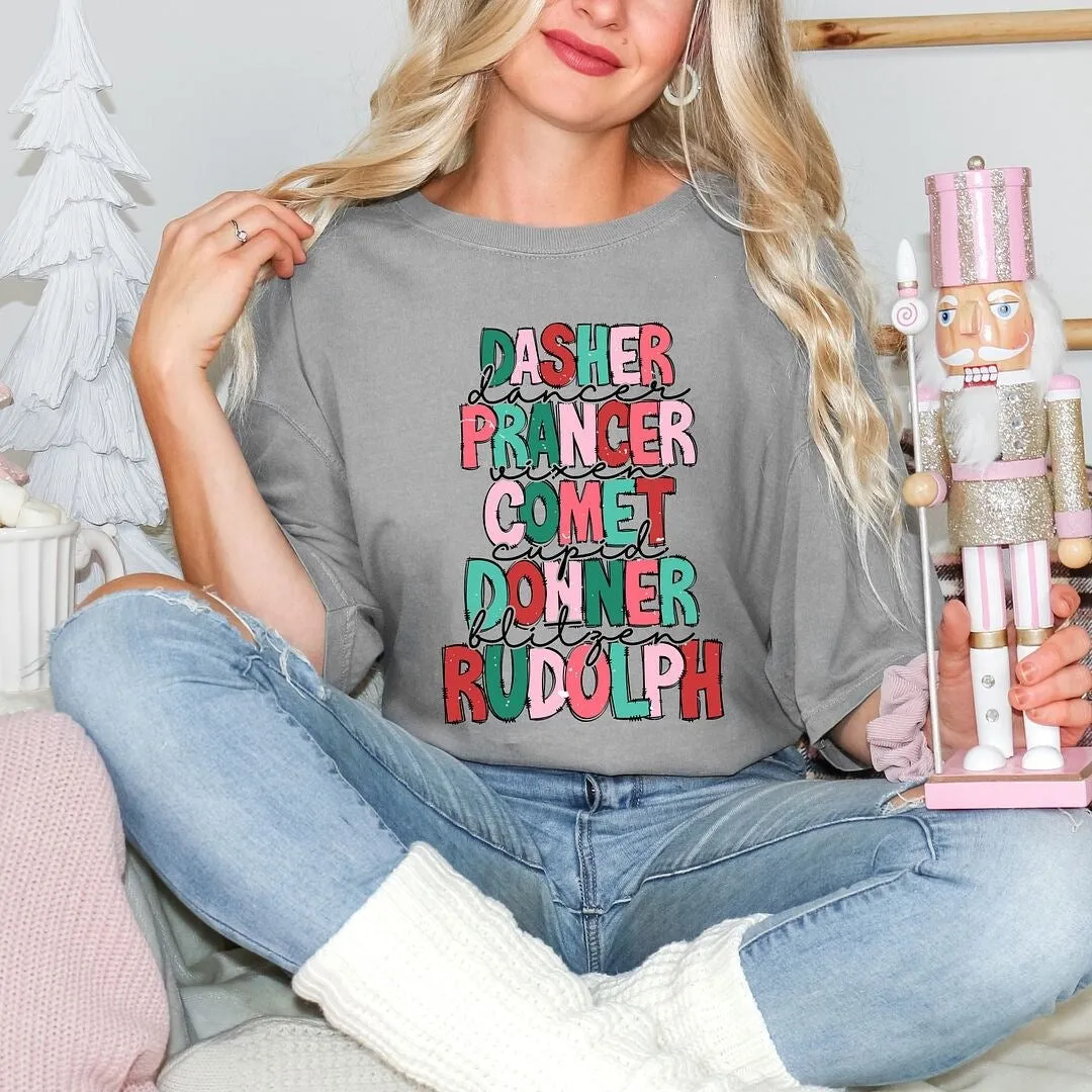 Reindeer Stacked Garment Dyed Tee sold by Zulily product image thumbnail 2