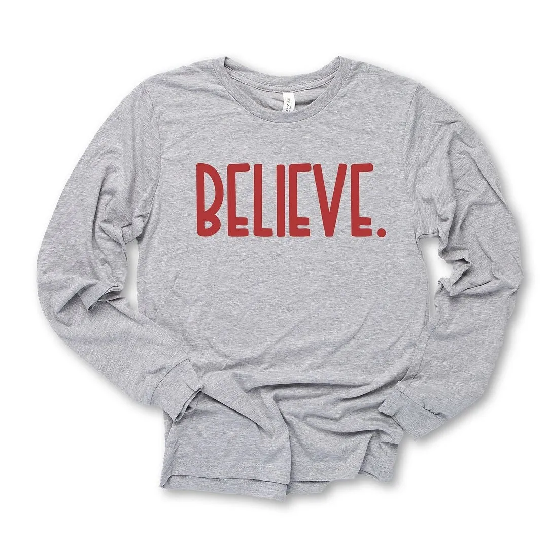 Believe Bold Long Sleeve Tee sold by Zulily product image thumbnail 2